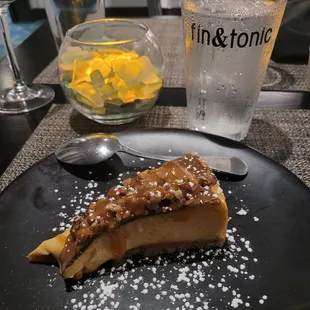 Pumpkin flavored cheesecake