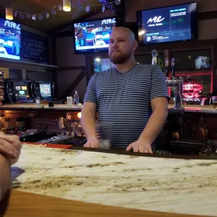 Blake doing his thing