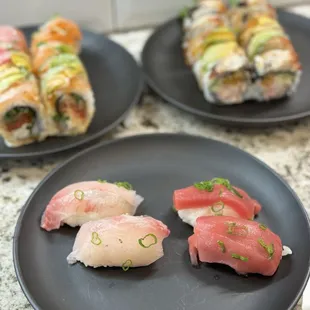 food, sushi, sushi and sashimi, sashimi