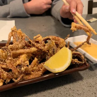 Fried Squid Legs