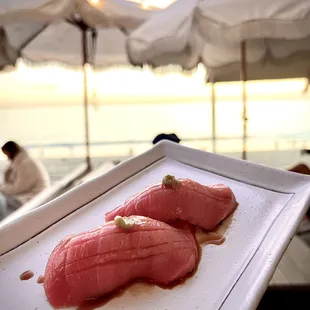 Fatty Tuna and a Beach