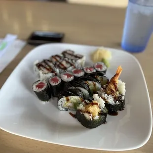 $12.95 three rolls of your choice lunch special