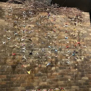 Artwork origami birds