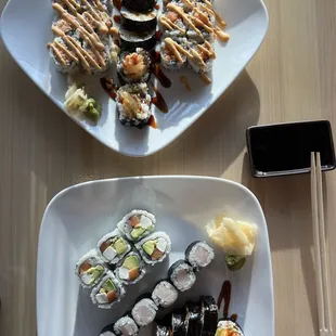 sushi and sashimi