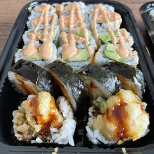 sushi and sashimi, sashimi, sushi, food