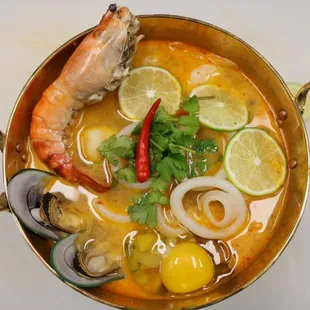 Tom Yum Seafood Noodle Soup