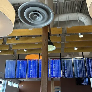 Flight Arrival &amp; Departure times.  Very convenient to have!