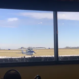 View outside the dining room.