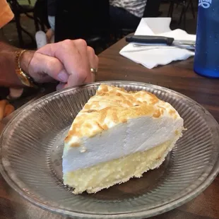 Homemade Coconut Pie with meringue, just like my mom used to make. Delicious!