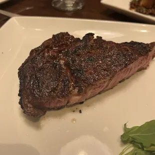 1/2 of the Wagyu Ribeye- so very good.