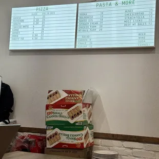 Menu board 1/6/2025