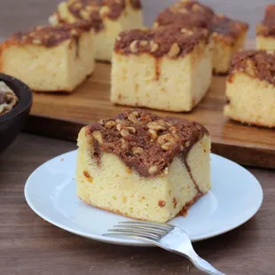 Sour Cream Walnut Coffee Cake