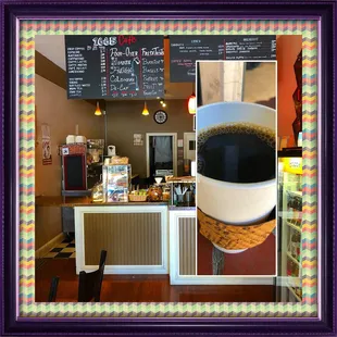 Montage of images from Fina's Cafe