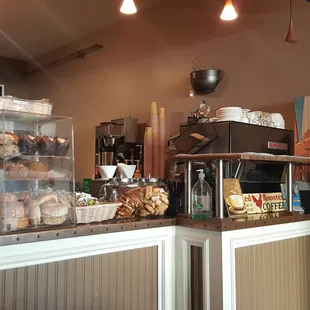 The counter at Fina's