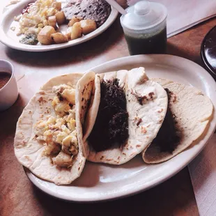 Potato and Egg Tacos