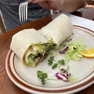 Carne asada burrito