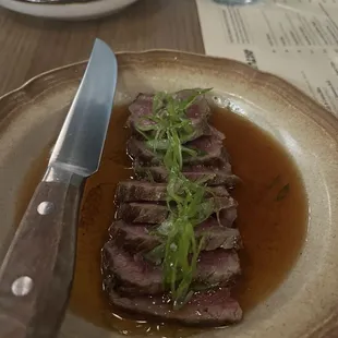 Ny Strip Tataki