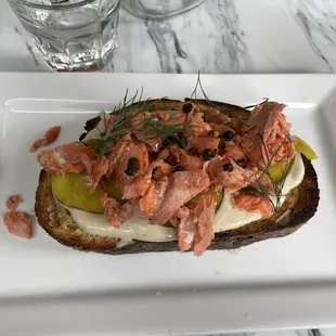 Smoked Salmon Tartine