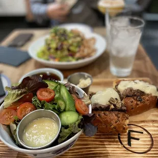 Finch Dip with side salad