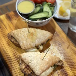 Chicken Caprese Panini.