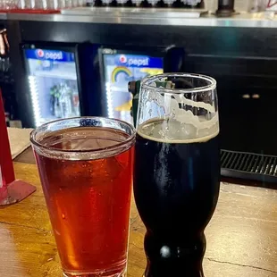 Sangria cider snd black IPA