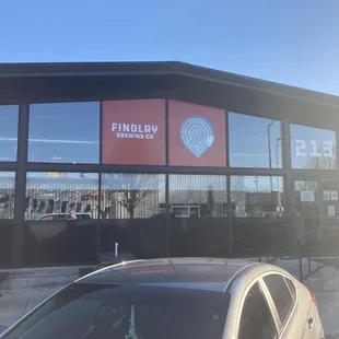 Front of the brewery