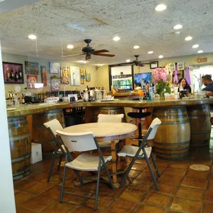 Super cool bar and decor