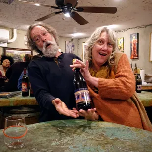 Mick and his happy customer