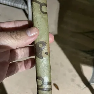 Hand rolled cigar.