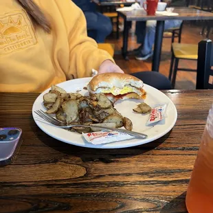 The USA Bagel Sandwich was a hit!