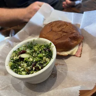 This was the Ham &amp; Swiss on Hawaiian Bun special, pretty good!