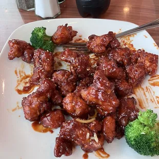 Honey sesame chicken