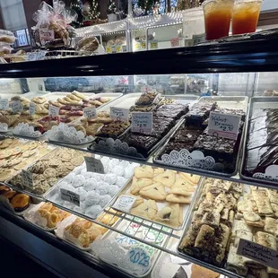 a variety of baked goods