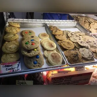 Chocolate-Chip Cookies $.75!  Mmmmmmmm