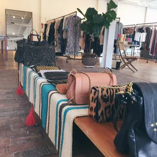 Stop in for latest purses, bags and small leather goods.