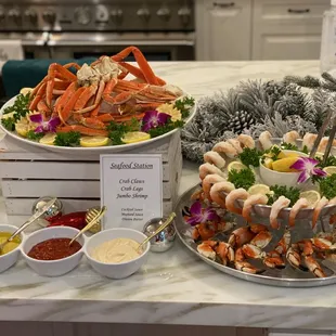 Seafood display