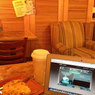 high speed wifi, outlets, comfortable seating, good food/coffee