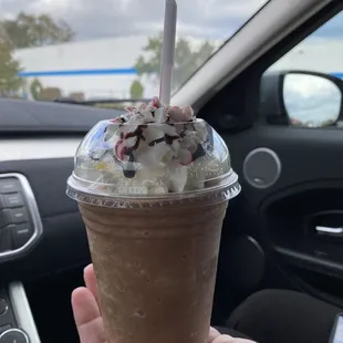 Peppermint mocha Frappuccino