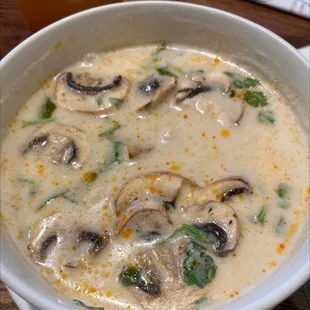 Tom kha bowl of soup