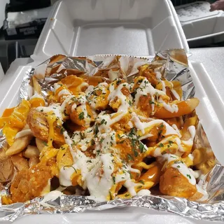 Buffalo Chicken over fries