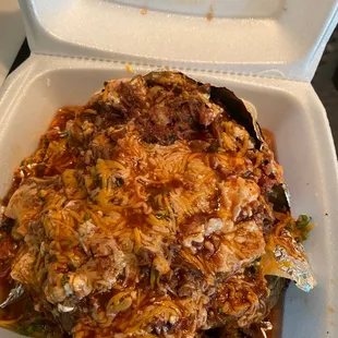 Plain Baked Potato with chopped beef