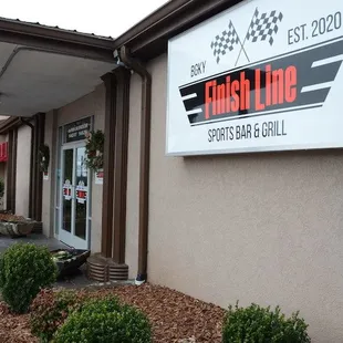 the outside of the building