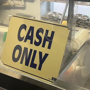 Cash only friends.