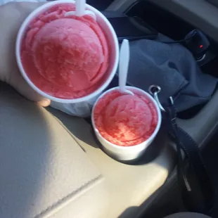 Strawberry and lemon