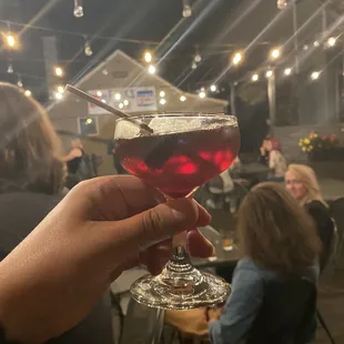 Late check in....a yummy Manhattan