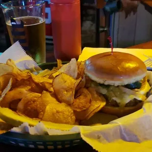 SOUTHWEST FINLEY ** Salsa verde, pepper jack, jalapeño, &amp; tortilla strips. Housemade chips with a side of Mayo