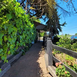 Walkway to the entrance