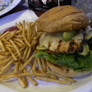 Grilled California Chicken Sandwich