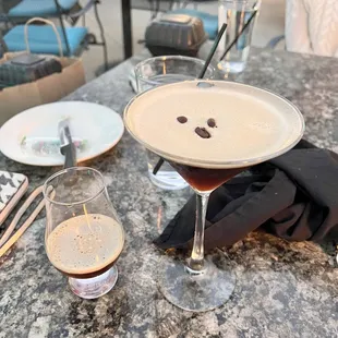 Expresso martini for dessert!