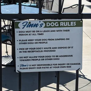 Dog friendly